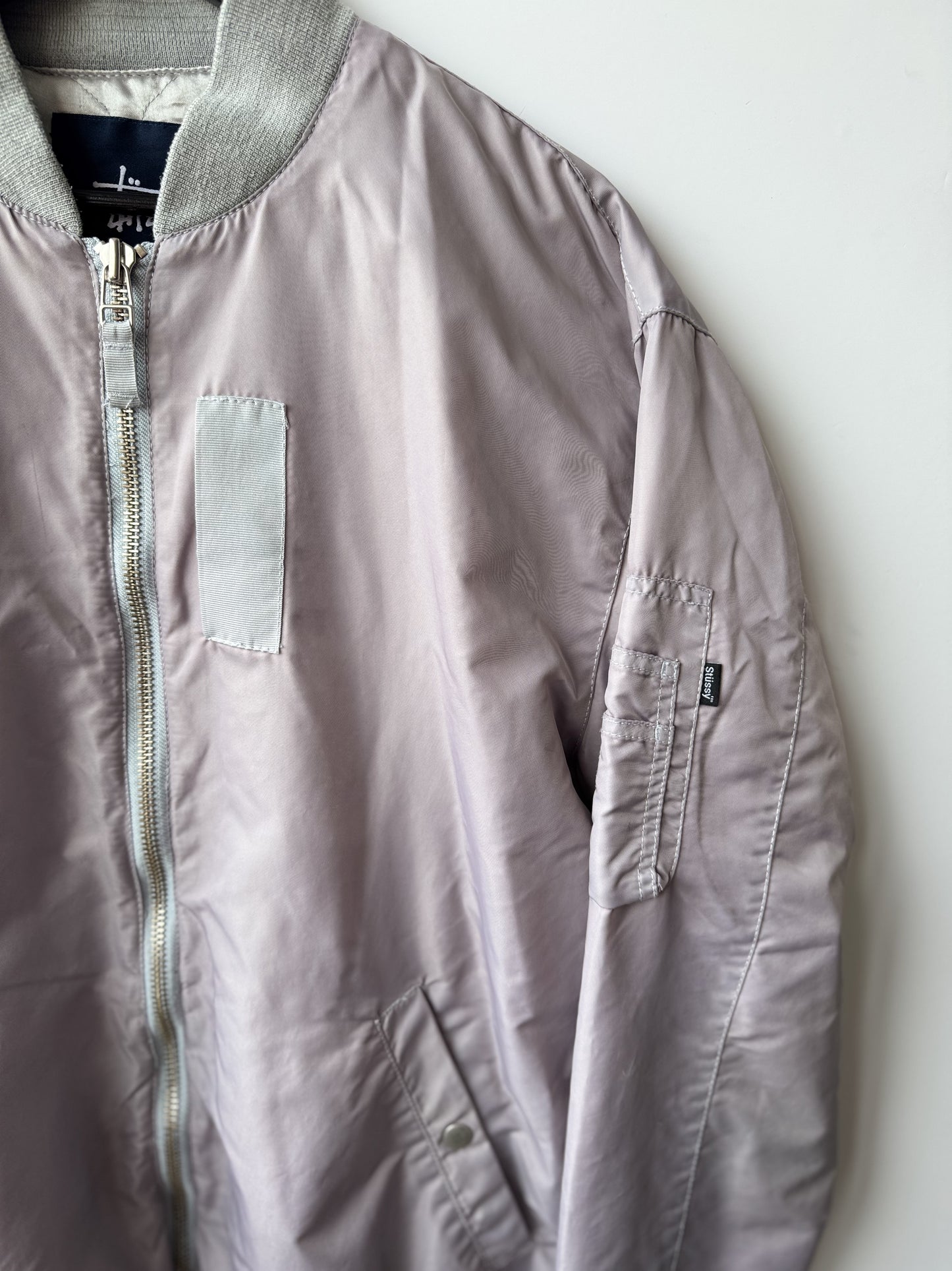 Stussy Lilac Bomber Jacket