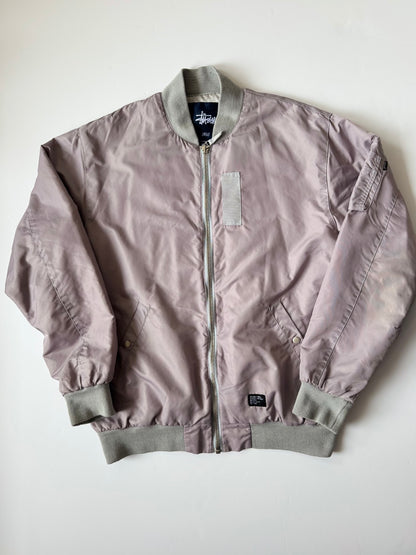 Stussy Lilac Bomber Jacket