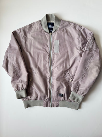 Stussy Lilac Bomber Jacket