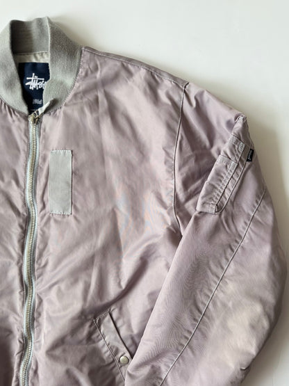 Stussy Lilac Bomber Jacket