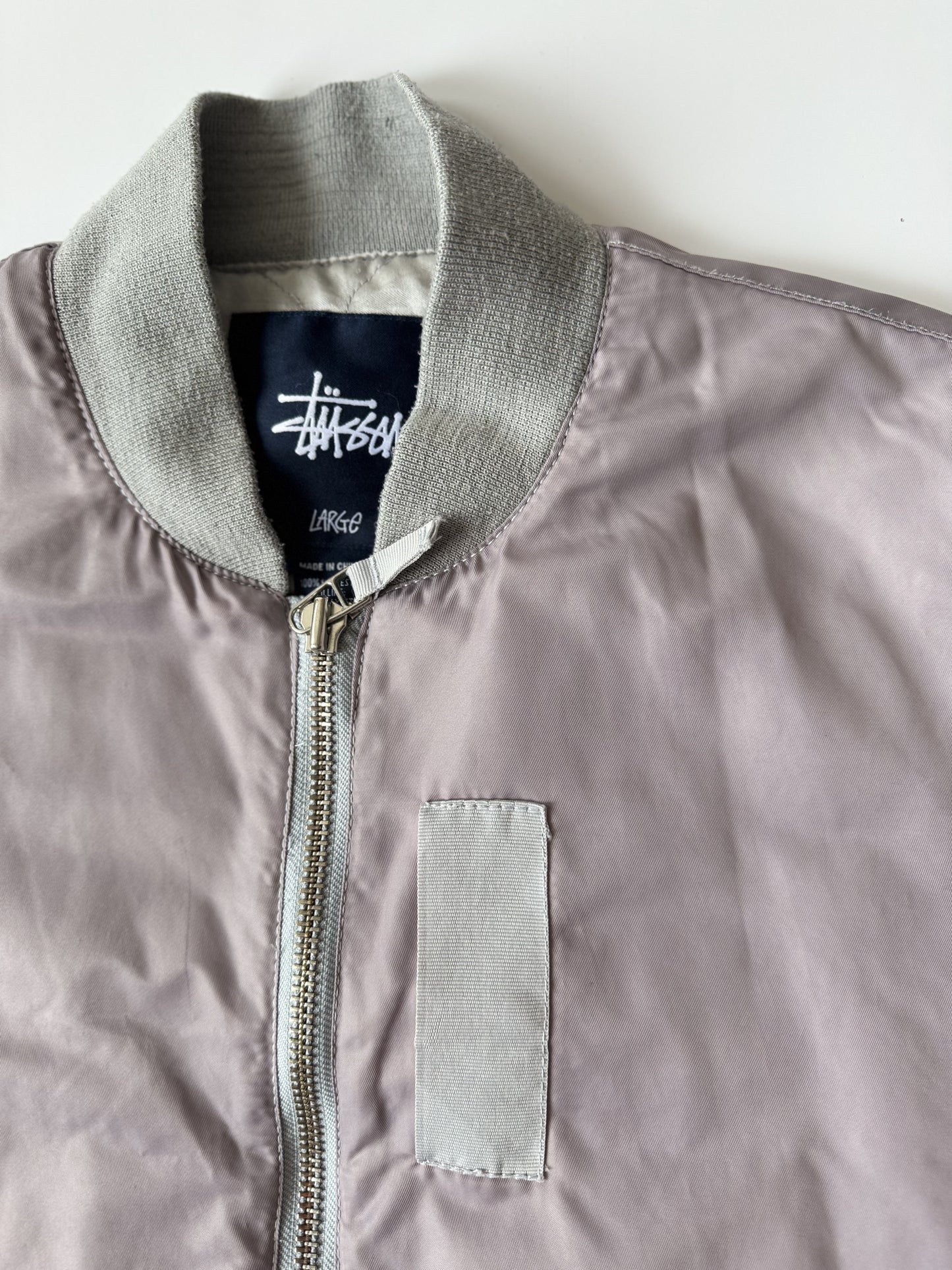 Stussy Lilac Bomber Jacket