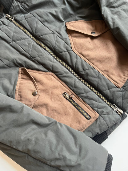 Acne Studios Khaki Black Padded Bomber