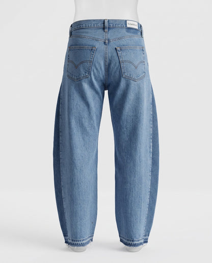 Angel Mid Wash Aged Barrel Upcycled Jean