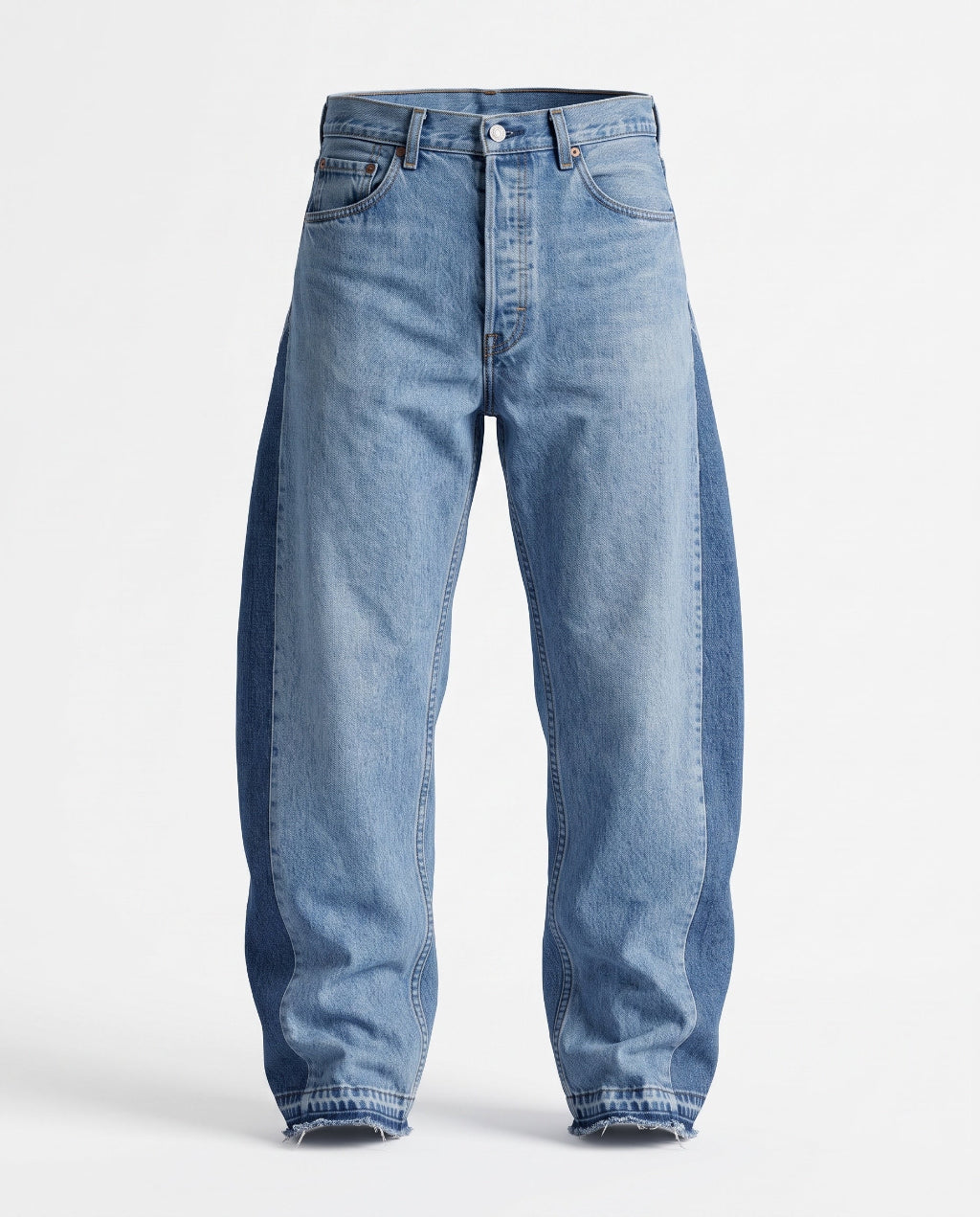 Angel Mid Wash Aged Barrel Upcycled Jean