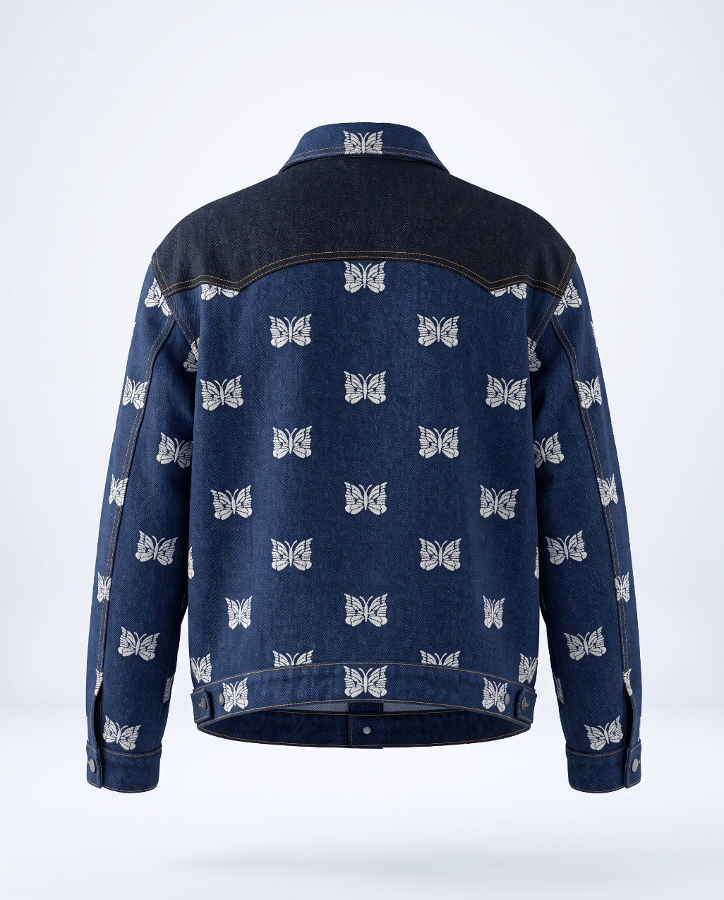 Palace x Needles Blue Denim Jacket