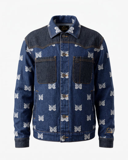 Palace x Needles Blue Denim Jacket