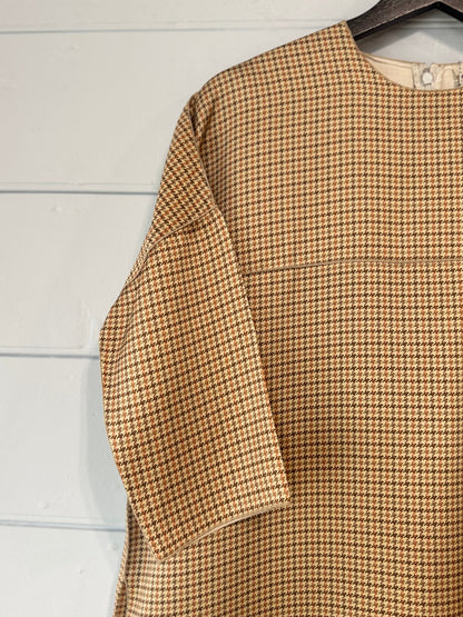 Celine Silk Dogtooth Tunic
