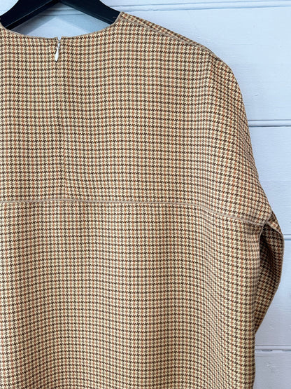 Celine Silk Dogtooth Tunic