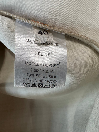 Celine Silk Dogtooth Tunic